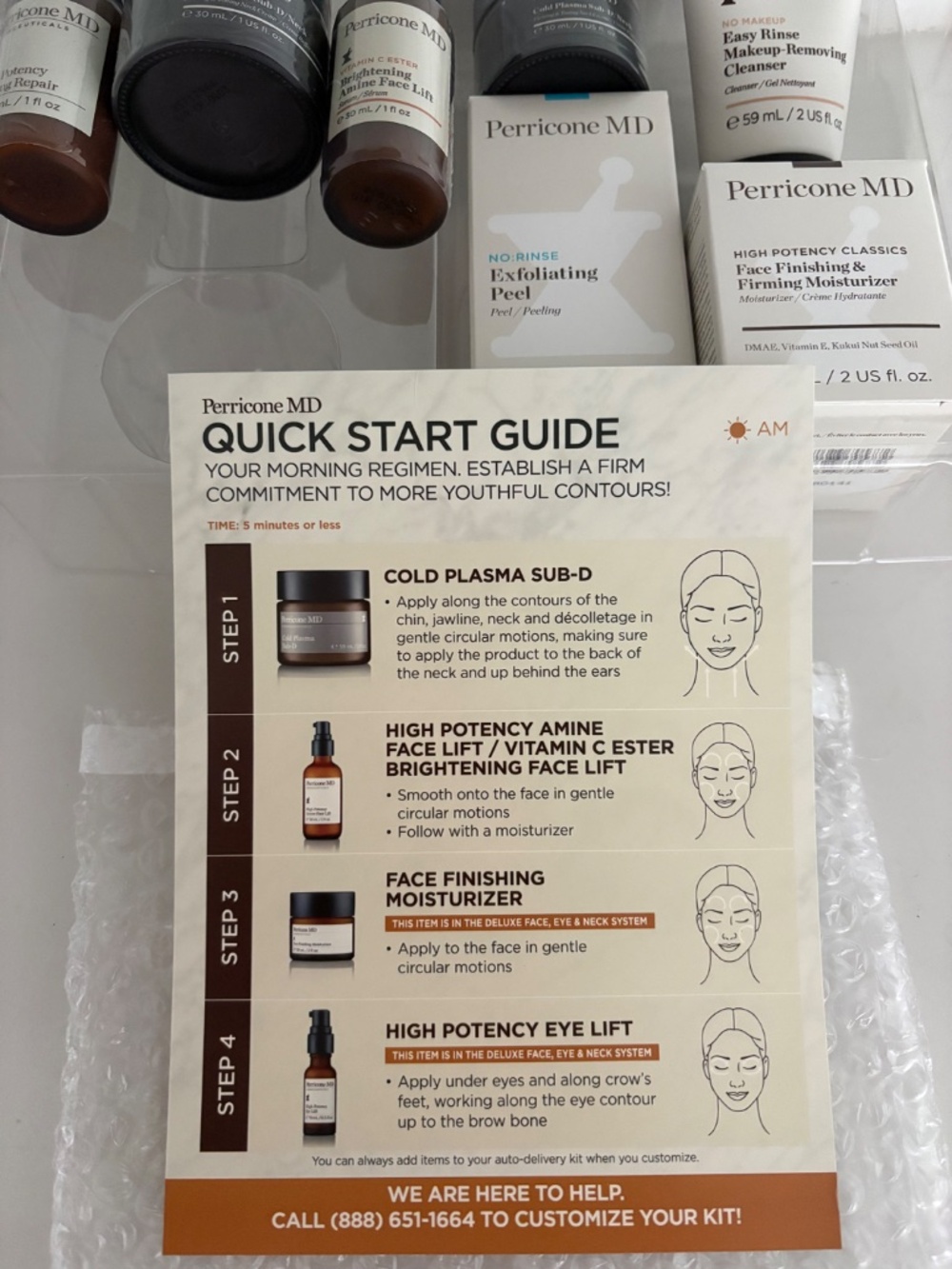 BRAND NEW Skin Care Perricone MD: Cold Plasma Sub-D Neck & Face Firming Kit - Picture 5 of 9